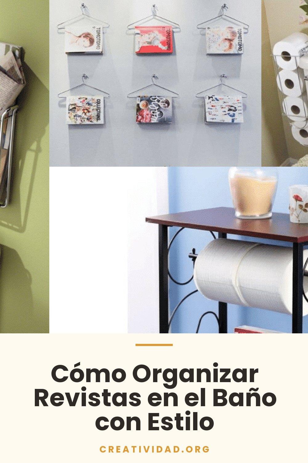 Cómo Organizar Revistas en el Baño con Estilo