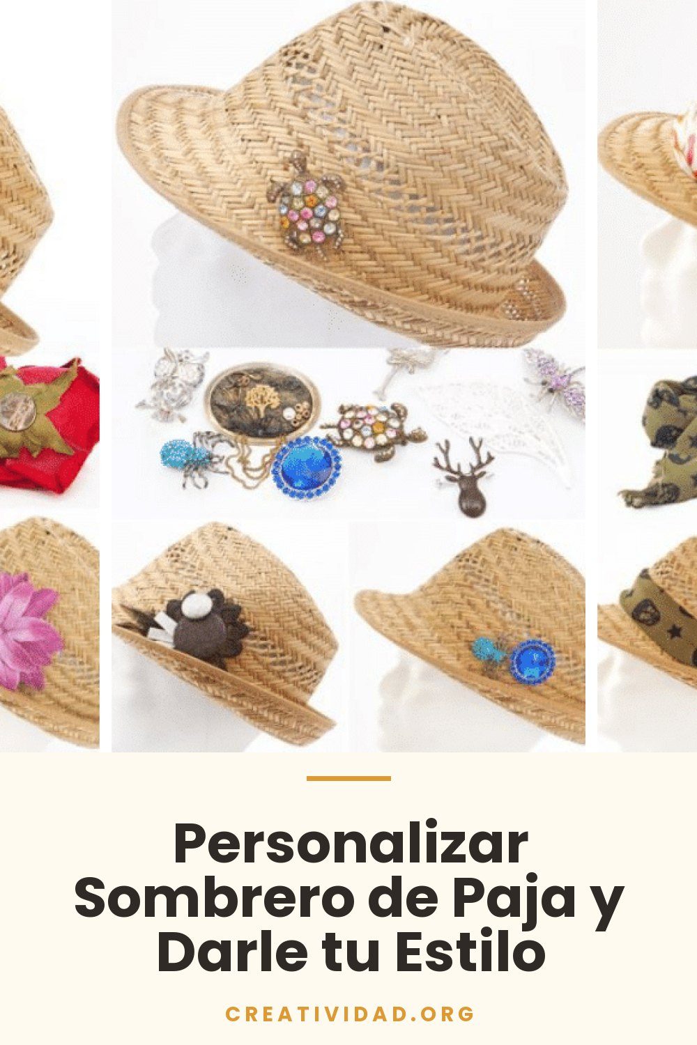 Personalizar Sombrero de Paja y Darle tu Estilo