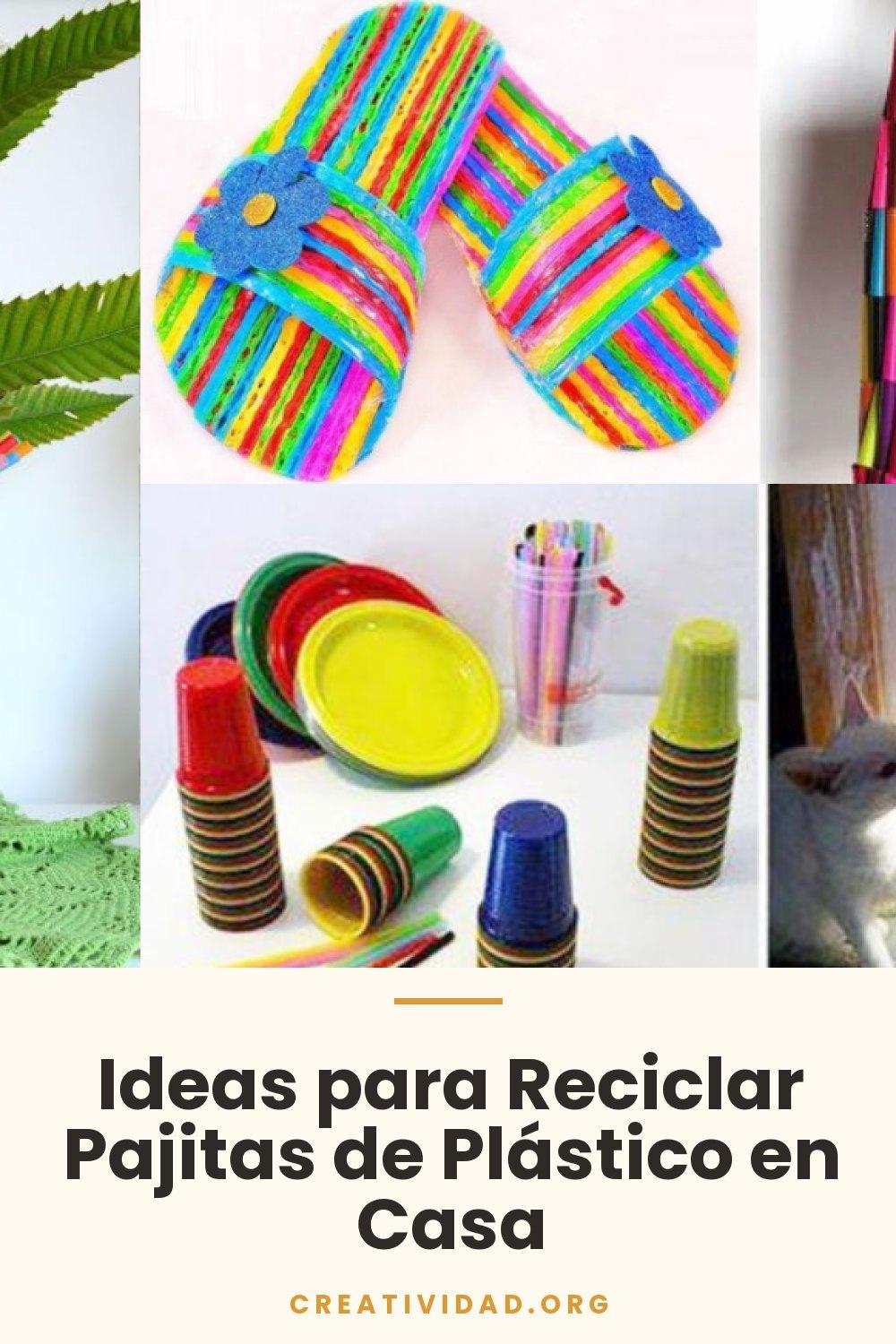 Ideas para Reciclar Pajitas de Plástico en Casa