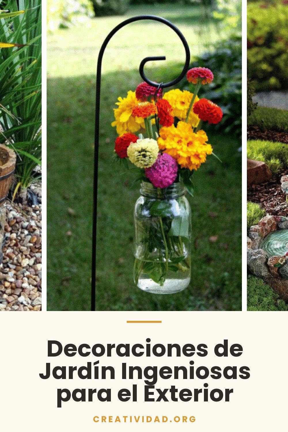 Decoraciones de Jardín Ingeniosas para el Exterior