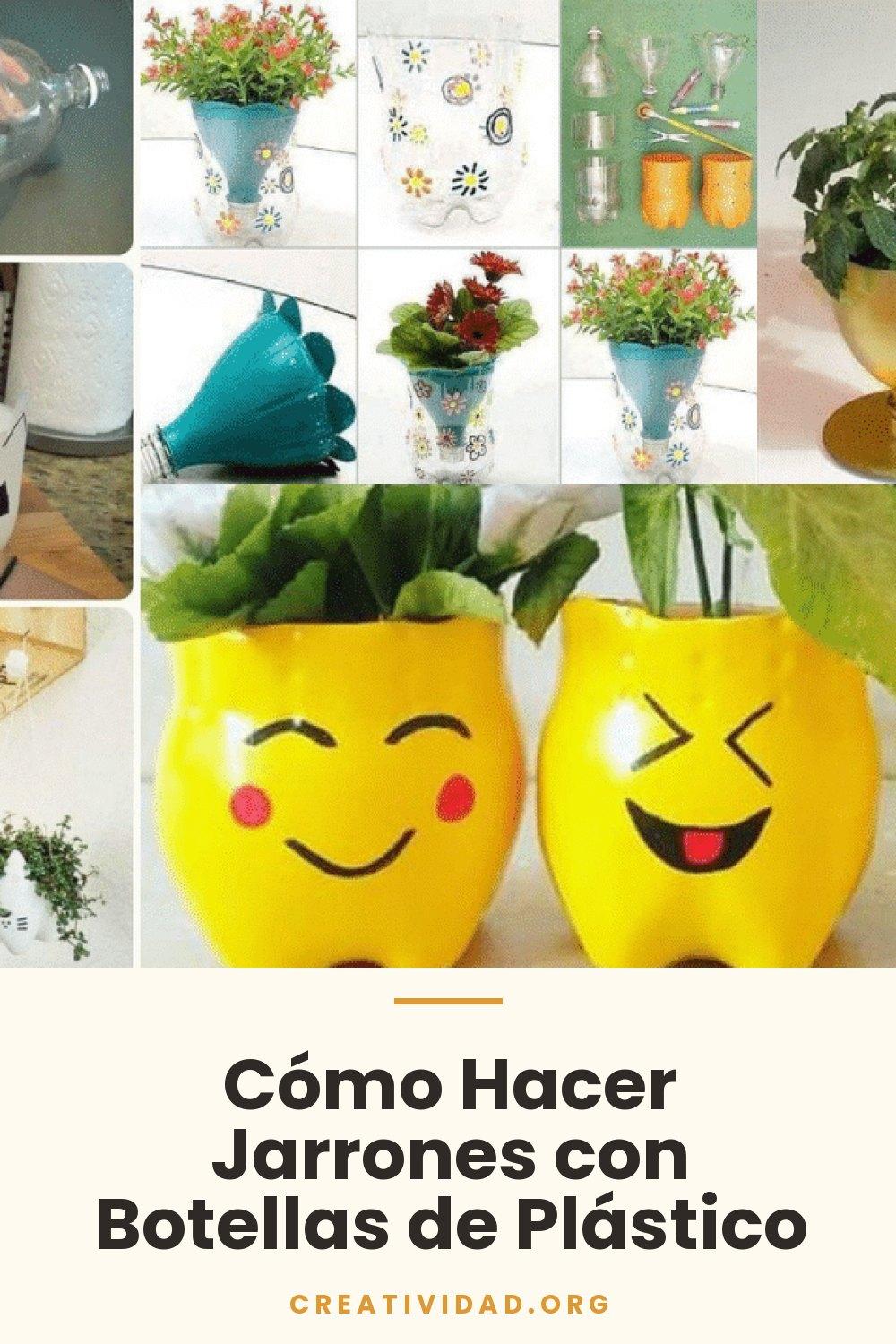 Cómo Hacer Jarrones con Botellas de Plástico