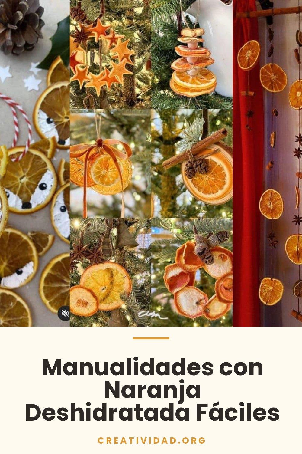 Manualidades con Naranja Deshidratada Fáciles