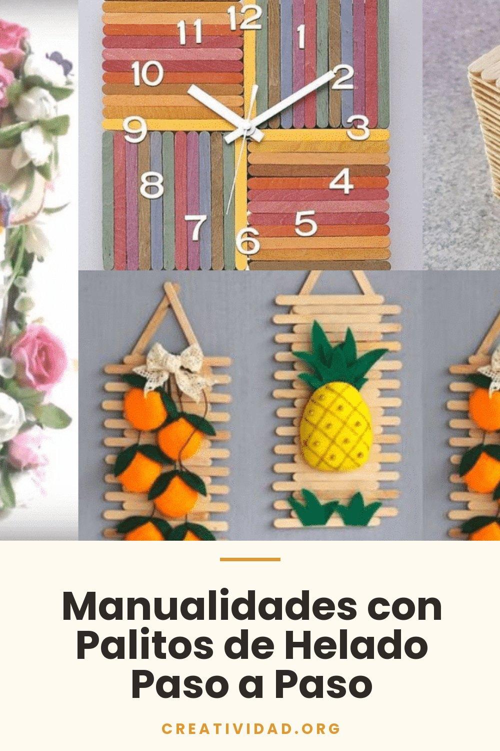 Manualidades con Palitos de Helado Paso a Paso