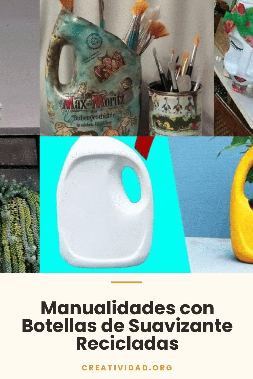 Manualidades con Botellas de Suavizante Recicladas