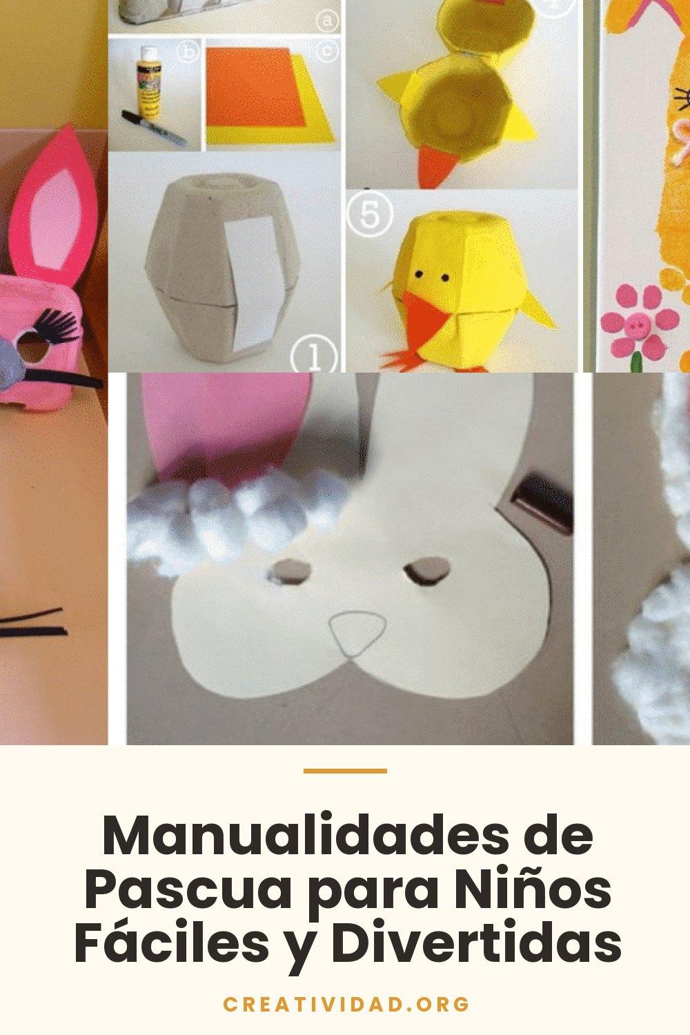 Manualidades de Pascua para Niños Fáciles y Divertidas