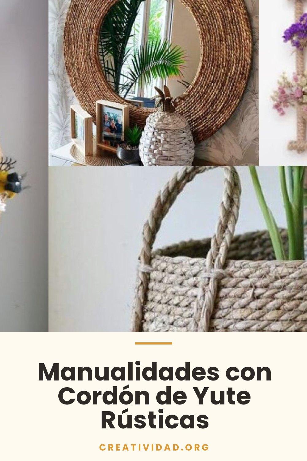Manualidades con Cordón de Yute Rústicas
