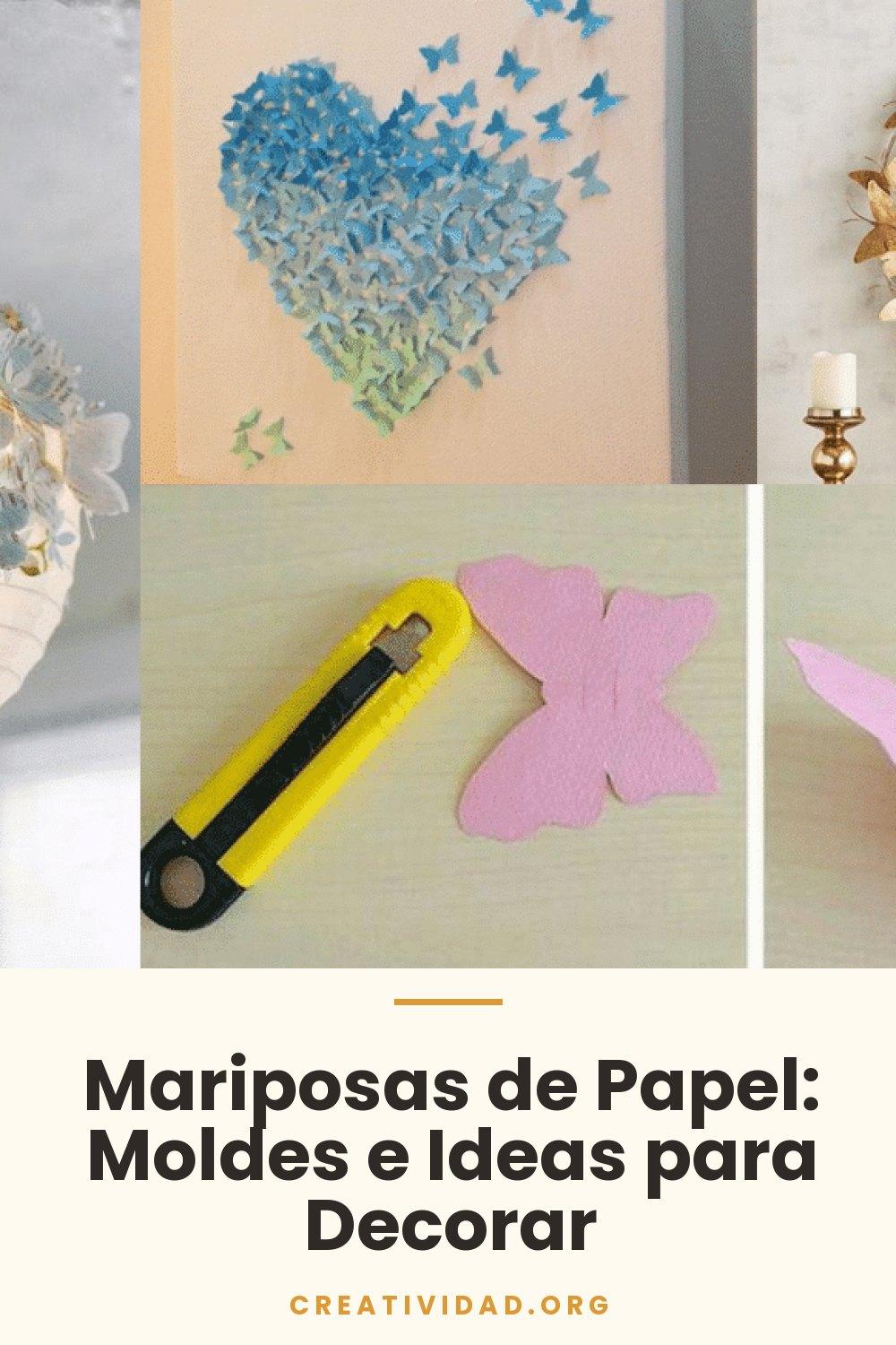 Mariposas de Papel: Moldes e Ideas para Decorar