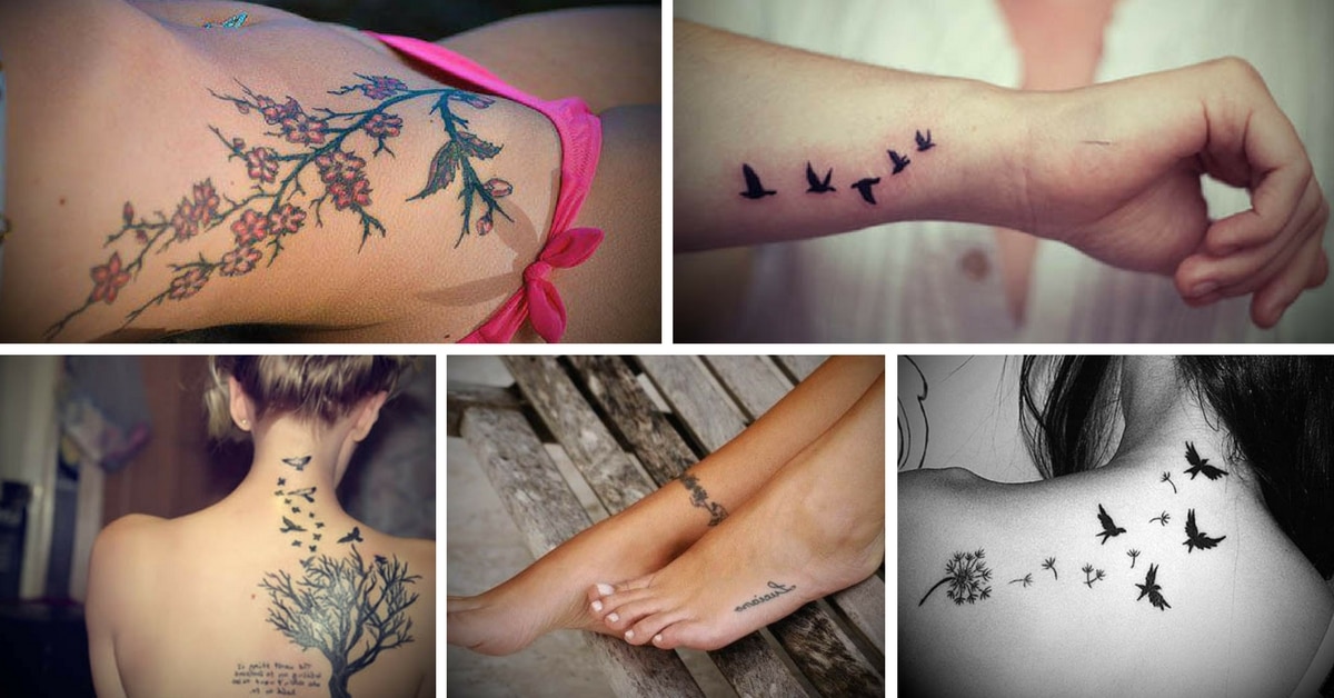 mejores zonas del cuerpo femenino para tatuarse