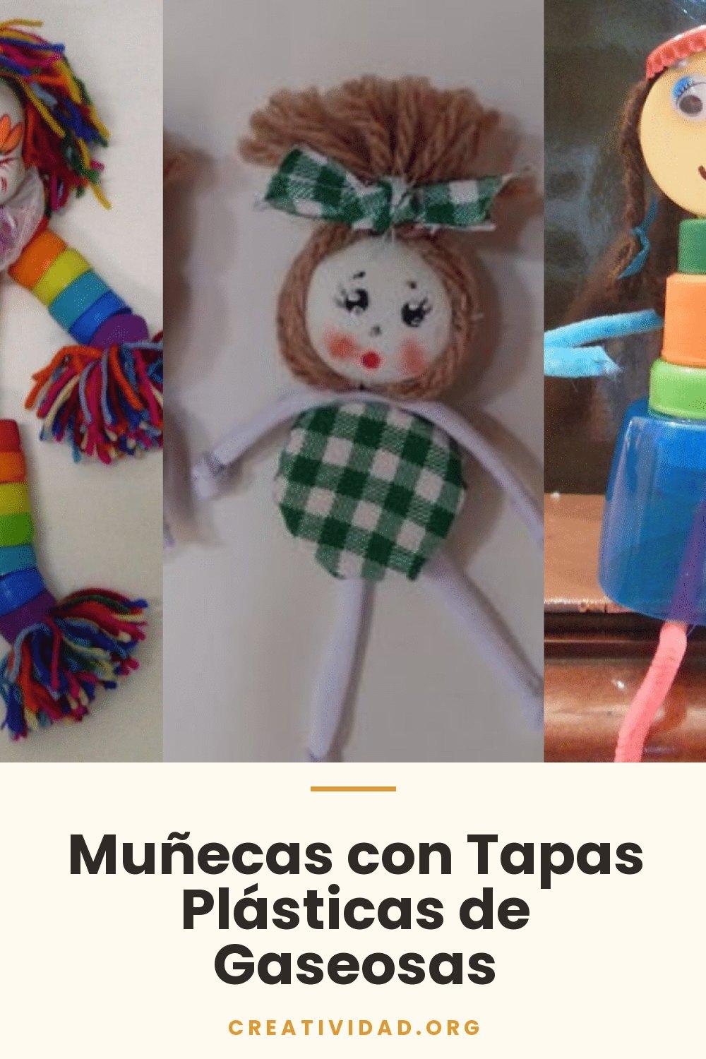 Muñecas con Tapas Plásticas de Gaseosas