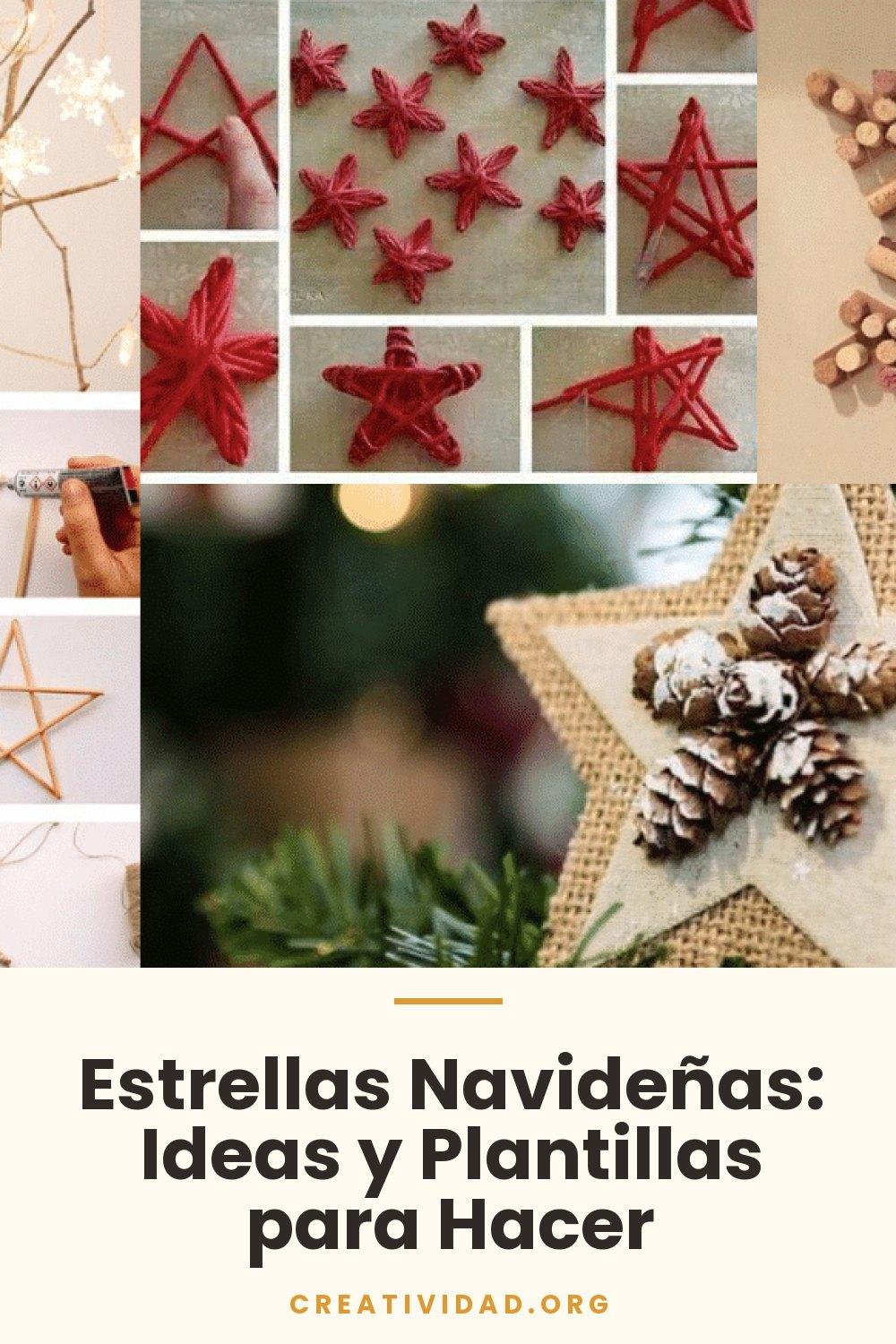 Estrellas Navideñas: Ideas y Plantillas para Hacer