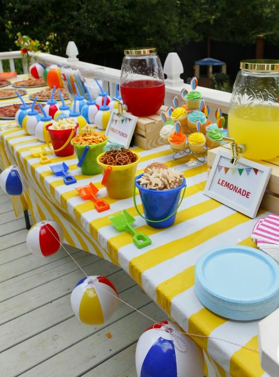 pool party decoracion