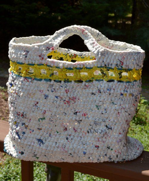 reciclaje creativo con bolsas plasticas 7