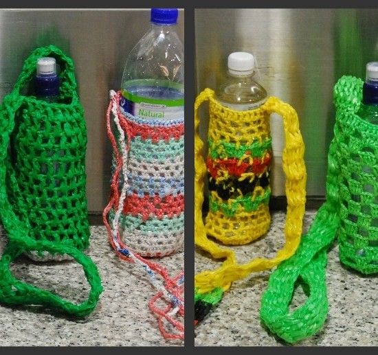 reciclaje creativo con bolsas plasticas 9