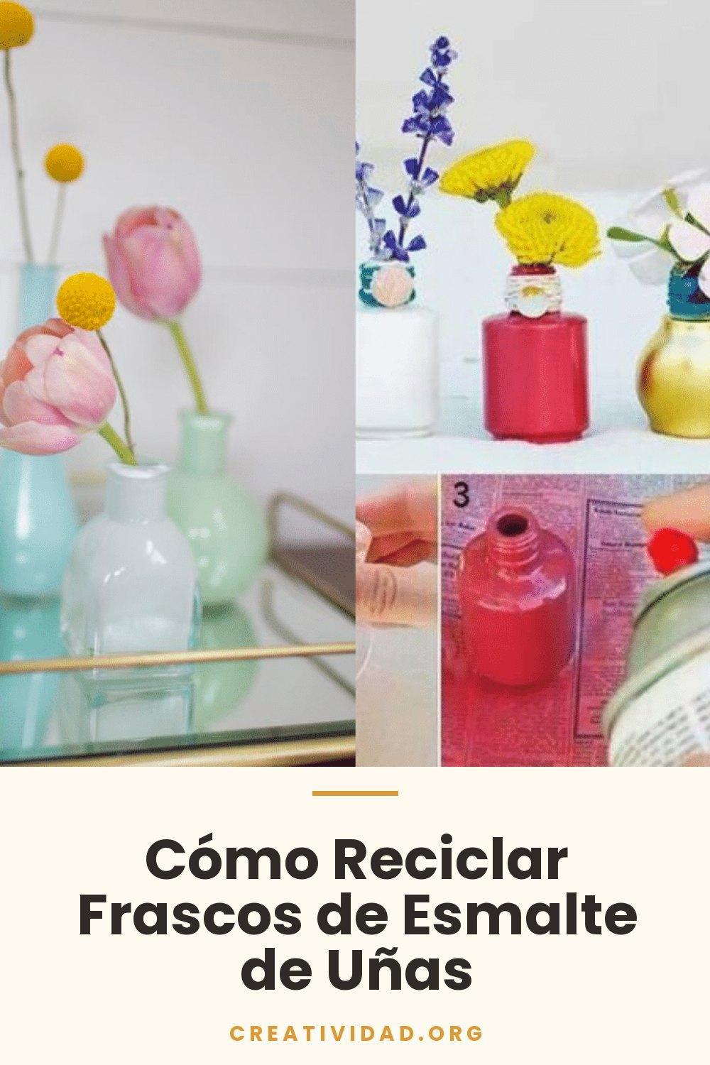 Cómo Reciclar Frascos de Esmalte de Uñas