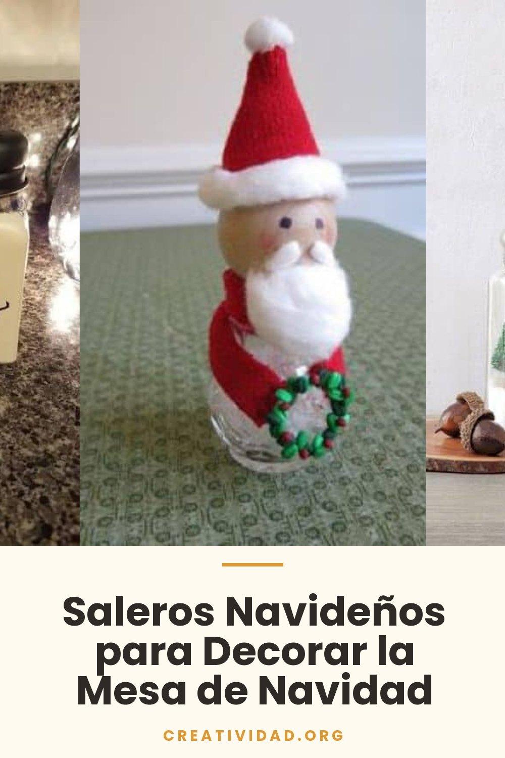 Saleros Navideños para Decorar la Mesa de Navidad