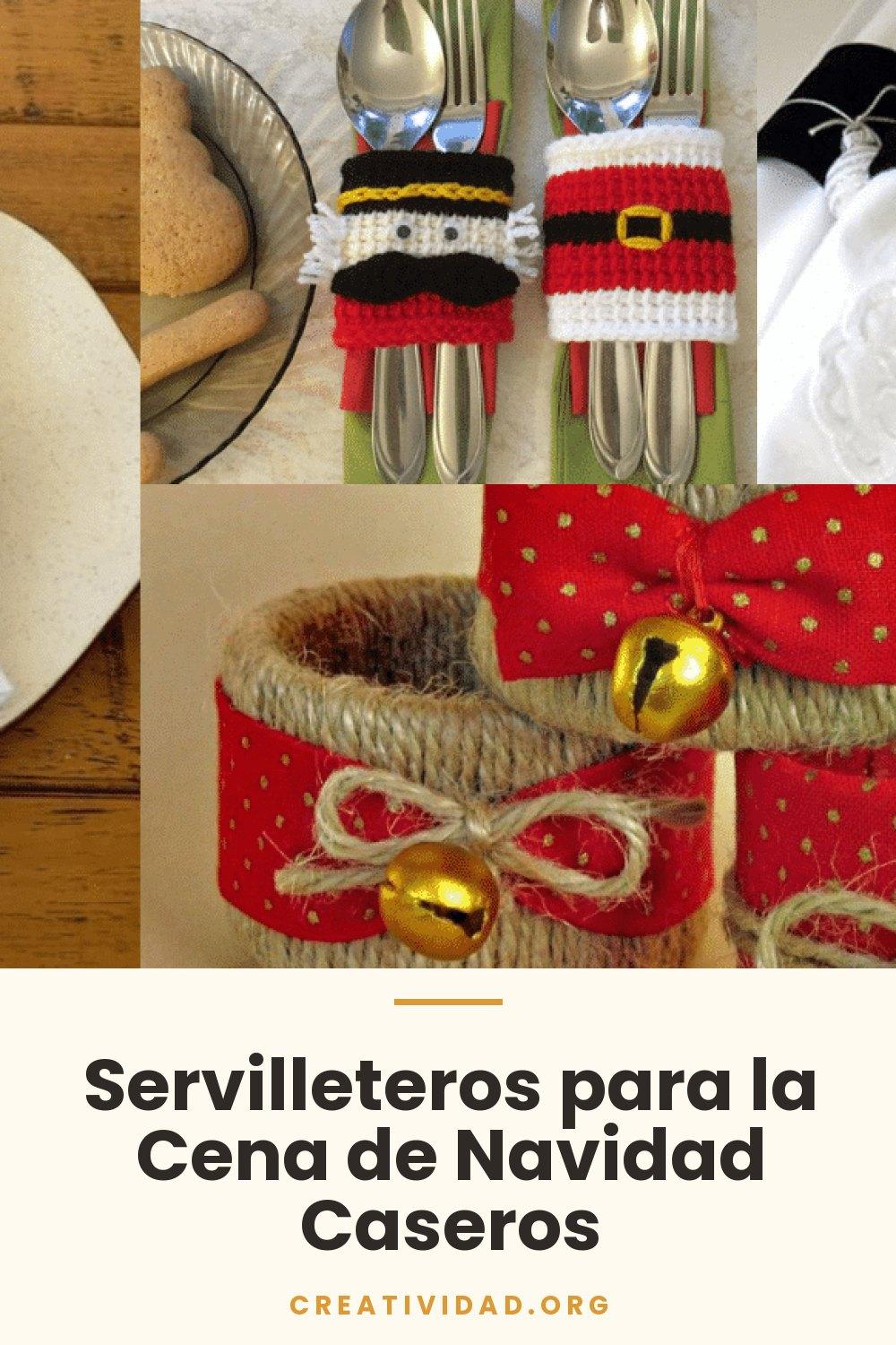 Servilleteros para la Cena de Navidad Caseros