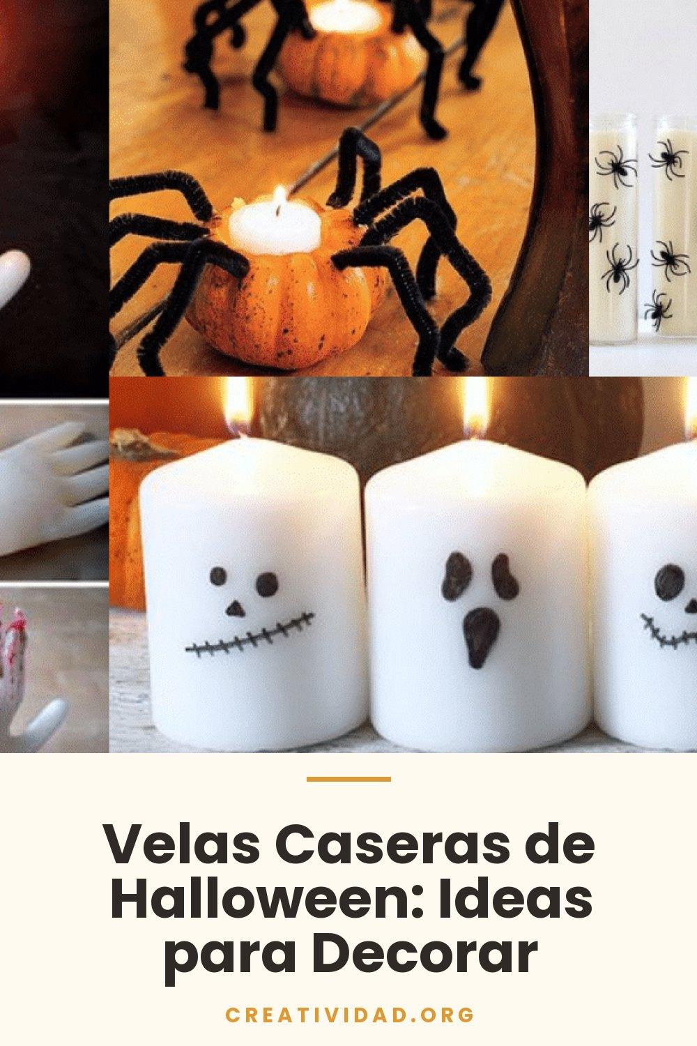 Velas Caseras de Halloween: Ideas para Decorar