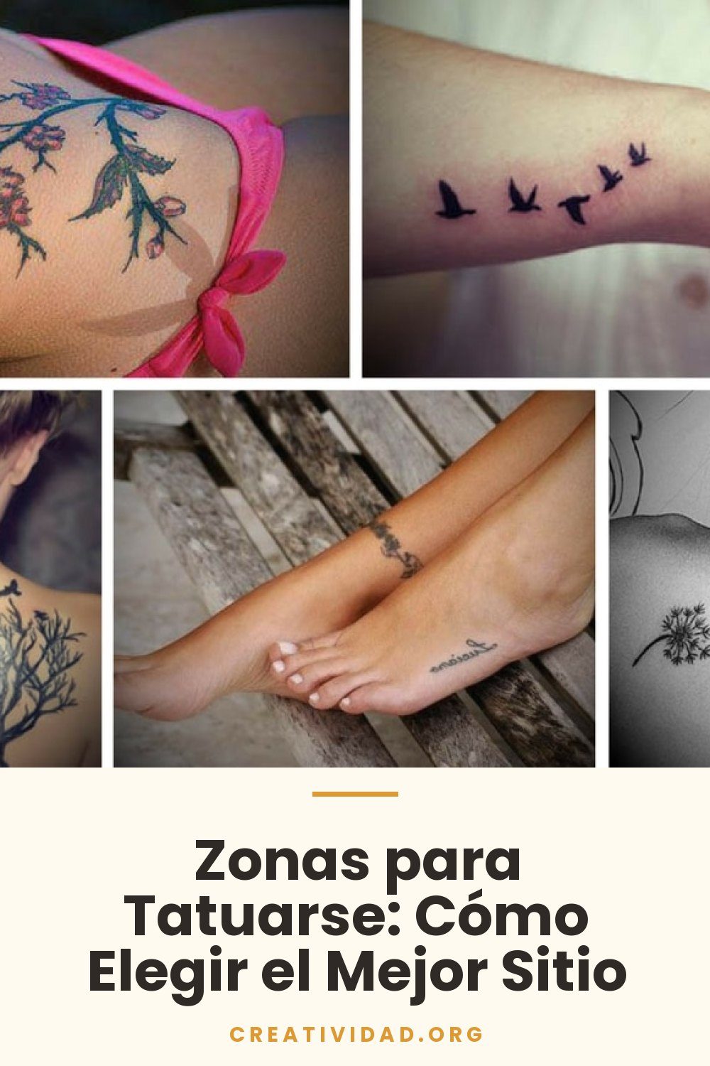 Zonas para Tatuarse: Cómo Elegir el Mejor Sitio